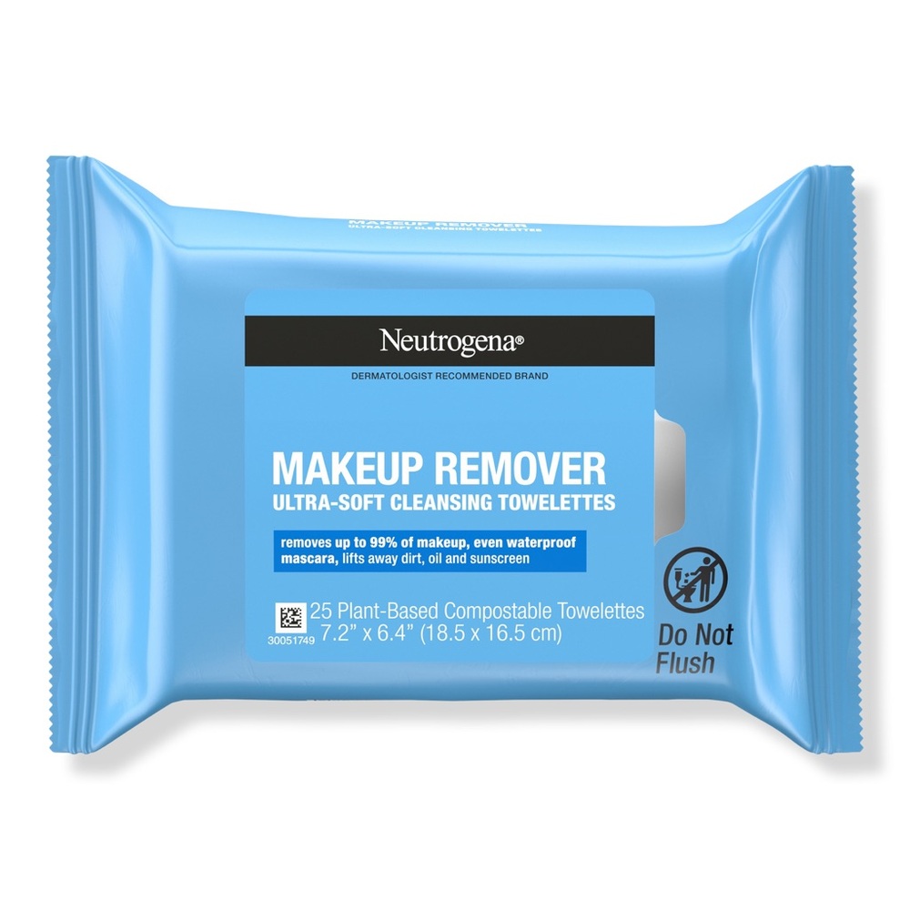 Neutrogena Makeup Remover Ultra-Soft Cleansing Towelettes (25 Count)